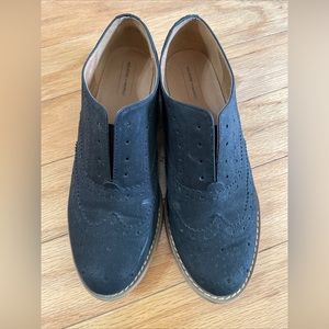Women’s Oxford Black Suede shoes